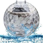 Vtizikl lampe sph�rique flottante solaire solar, boule suspendue, lumi�re led �tanche � 7 couleurs changeantes ...