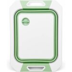 Vtizikl lavage / �gouttage / coupe, grande passoire pliable avec planche � d�couper, planche � d�couper ...