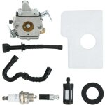 Vtizikl ms170 kit carburateur pour 017 018 ms180 ms170 tron�onneuse tondeuse � gazon avec filtre � air ...