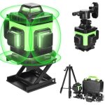 Vtizikl niveau laser en 4 x 360� 16 lignes auo - �quilibrage du niau laser vert rotatif outil de niveau ...