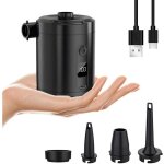 Vtizikl pompe � air �lectrique rechargeable 5200 mah avec �cran num�rique, gonfleur rapide 280 l / min, ...