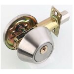 Vtizikl qrity serrure interieur verrou tubulaire � larder 2 entr�es, laiton + acier inoxydable, trois ...