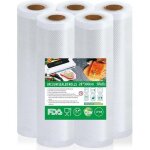 Vtizikl sacs sous vide alimentaires, 5 rouleaux, 28 x 300 cm, pour la conservation et la cuisson des ...