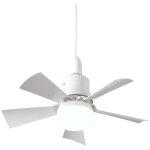 Vtizikl ventilateur de plafond avec t�l�commande silencieux - plafonnier 5 pales plafonnier e26 plafond ...
