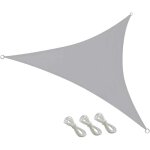 Vtizikl voile d'ombrage triangulaire r�sistante aux uv de 3 m, abri pour plantes de jardin, serre respirante ...