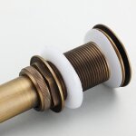 Vurahome - bonde et accessoires pour vasque et lavabo?pop - up r�tro bouchon bonde de lavabo vidange ...