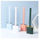 Vurahome - brosse de toilette �tanche � l?eau avec base en silicone