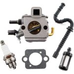 Vurahome - carburateur avec filtre � air pour stihl 034 034av 036 ms340 ms360 tron�onneuse de rechange ...