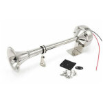 Vurahome - klaxon monotube 125 db en acier inoxydable ? klaxon 12v pour yacht et bateau ? avertisseur ...