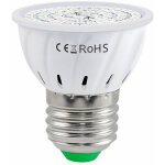 Vurahome - led plante lumi�re tasse spectre rouge et bleu ampoule de croissance des plantes e27 t�te ...