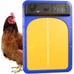 Vurahome - porte de poulailler automatique � pile, porte poulailler automatique avec capteur de lumi�re, ...