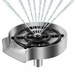 Vurahome - rince verre en acier inoxydable, accessoires pour evier de cuisine, rondelle en m�tal, rince ...