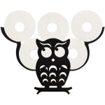 Vurahome - support de rouleau de papier toilette porte - papier en m�tal stockage de papier en forme ...