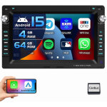 Pour vw golf mk4 passat b5 polo 9n sharan t5 android carplay autoradio gps wifi 2 + 64g