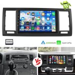 Pour vw t6 transporter multivan apple carplay android 15 autoradio bluetooth eq usb gps navi wifi �cran ...