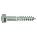 Tirefond inox a2, 8x100mm, 3 pi�ces.