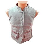 W1585 - gilet de travail beige pour femme - 12