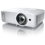 W309st vid�oprojecteur projecteur de courte port�e 3800 lumens ansi dlp wxga (1280x800) 3d white - optoma ...