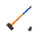 Wadfow marteau de forge en acier au carbone 5 kg, 900 mm, forg�, manche en fibre de verre