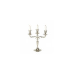 Chandelier argent  3 branches - 26cm