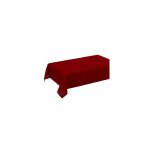 Nappe rectangulaire rouge bordeaux - 210x150cm