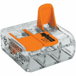 Wago borne levier 3x0. 2 - 4mm 10 pieces