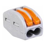 Wago - borne de connexion universelle 2 fils - srie 222 - vendu par 50