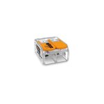 Wago - borne de raccordement compact - pour tous types de conducteurs - max. 6 mm� - 2 conducteurs - ...