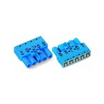Wago - connecteur femelle 5 voies bleu