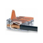 Wago - lot 50 bornes s�rie 221 3 contacts � levier 0. 2 - 4 mm2