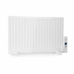 Wallander radiateur  bain d'huile ultra plat 800w thermostat - blanc