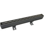 Wallwasher l�che - mur ext�rieur orientable 18w ip65 graphite avec transfo zambelis e497 - 60 deg x 10 ...