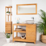 Wanda collection - meuble salle de bain en teck courchevel 100 cm Wanda collection - meuble salle de bain en teck courchevel 100 cm