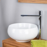 Wanda collection - petite vasque en cramique ronde opium 31cm