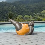 Wanda collection - statue femme contemporaine orange