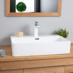 Wanda collection - vasque en cramique avec plage olga 60cm
