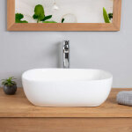 Wanda collection - vasque rectangulaire en cramique phbie 50cm