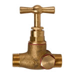 Robinet d'arrt sans paulement avec purge - mle / mle 1' (26 / 34) watts