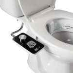 Kit bidet douchette slim pour abattant 'jet' coloris noir Kit bidet douchette slim pour abattant 'jet' coloris noir