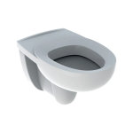 Cuvette suspendue publica sans trou d'abattant