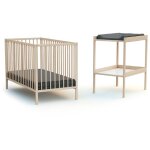Webaby chambre bb lit et table  langer en bois