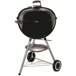Weber barbecue charbon classic kettle 57 cm - acier chrom - thermometre intgr au couvercle - noir ...