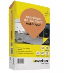 Weber saint gobain - ragrage de sol fibr extrieur 25 kg - mortier idal terrasse, balcon, garage weber ...