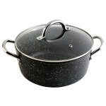 Wecook cocotte 28cm avec couvercle antiadh�sif 3mm todofuego granite 73028