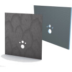 Wedi - kit habillage + finition b�ti - support i - board concrete gris