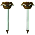 Weitech - lot 2 x wk2030 solar snake repeller rpulsif solaire anti serpents lzars jardin repousse serpent ...