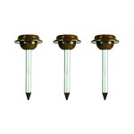 Weitech - pack 3 rpulsifs solaires anti - serpent lzar jardin repousse serpent