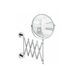 Miroir grossissant mural, miroir grossissant x3 bras tlescopique, power - loc fixation sans perage, ...