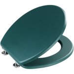 Wenko - abattant prima vert sombre mat mdf fsc
