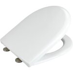 Abattant wc avec frein de chute wenko fixation inox facile, antibactérien, idéal usage fréquent (magasin, ... Abattant wc avec frein de chute wenko fixation inox facile, antibactérien, idéal usage fréquent (magasin, ...